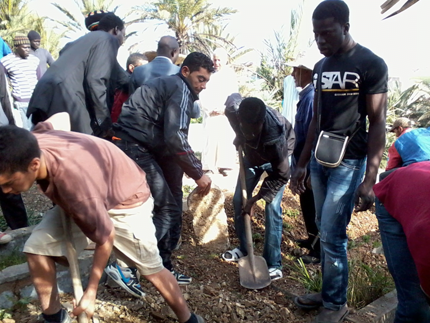 entierro subsahariano