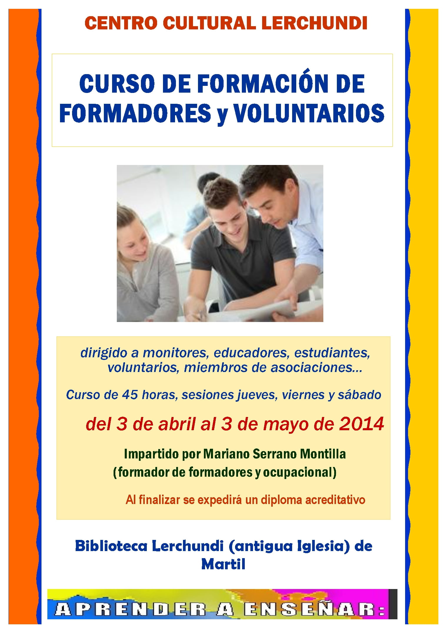 CURSO DE FORMACIÓN DE FORMADORES